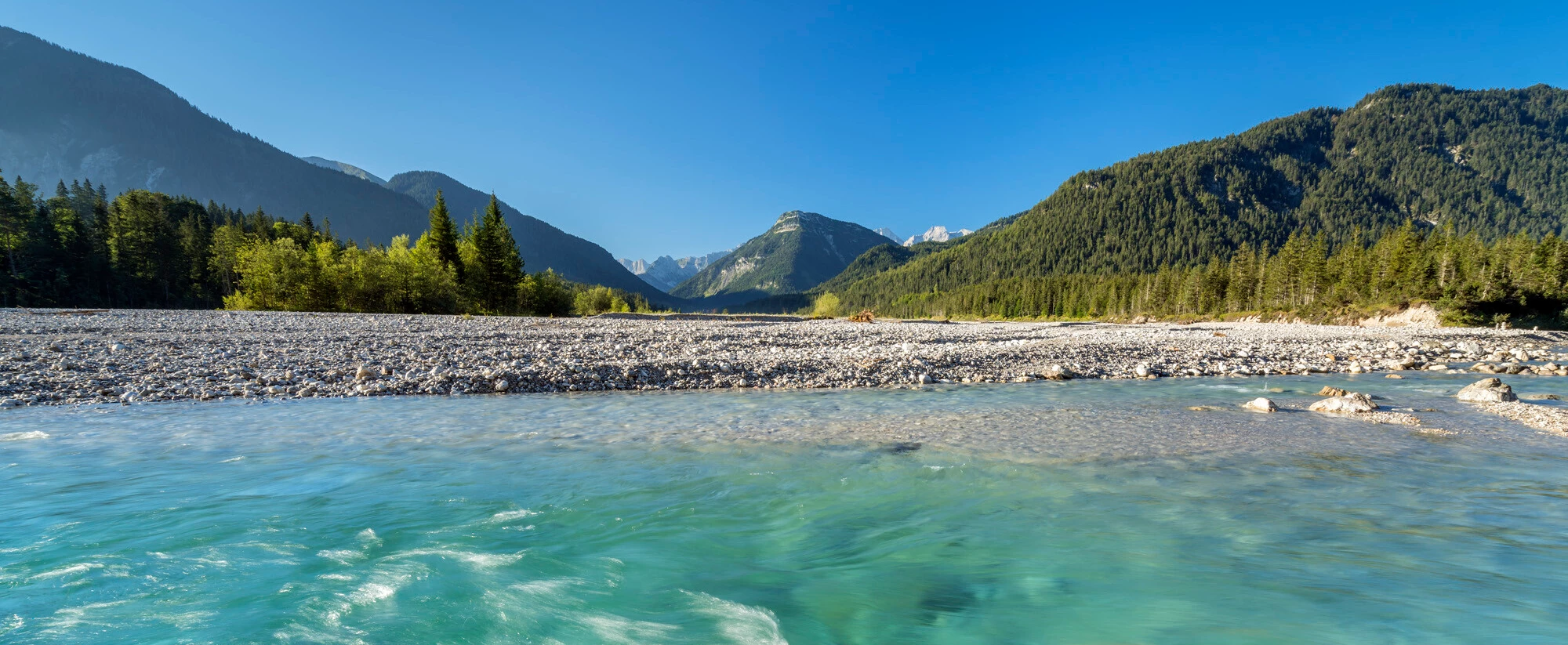 Blick ins Isartal bei Wolfratshausen – Heimat von Webdesigner Balthasar Beyer